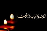 پام تسلیت رییس برج پژوهشی محمد رسول الله در پی درگذشت استاد بزرگوار دکتر هلی عضو هیات علمی مرکز نانوفناوری پزشکی